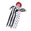 Halloween Clown Doll Scary Eerie Clown Doll Decoration Hanging Clown Doll Ornament for Horror Themed Activities
