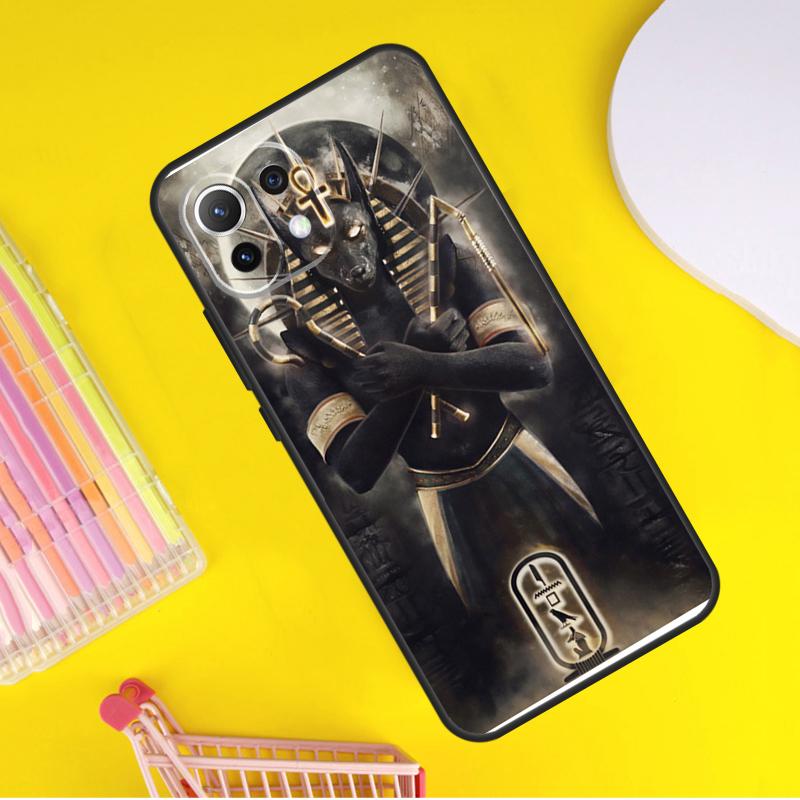 Egypt Nefertiti Anubis Ankh Cover For Xiaomi 14 13 Ultra 11T 12T 13T 14T Pro POCO X7 Pro X3 X5 F3 F5 F6 M6 X6 Pro Case