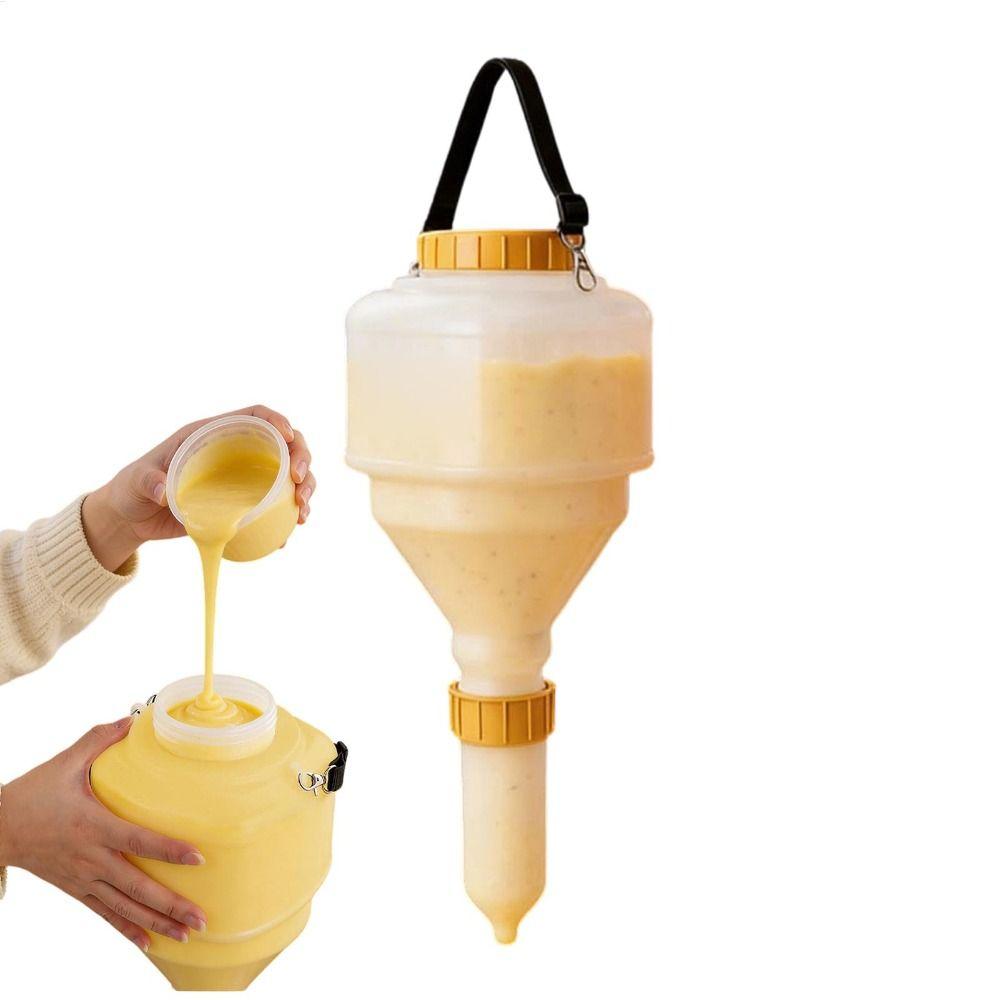 3,5 Liter Soßenspender Auslaufsicher Gewürzbehälter Soßenflasche Für Salatdressing