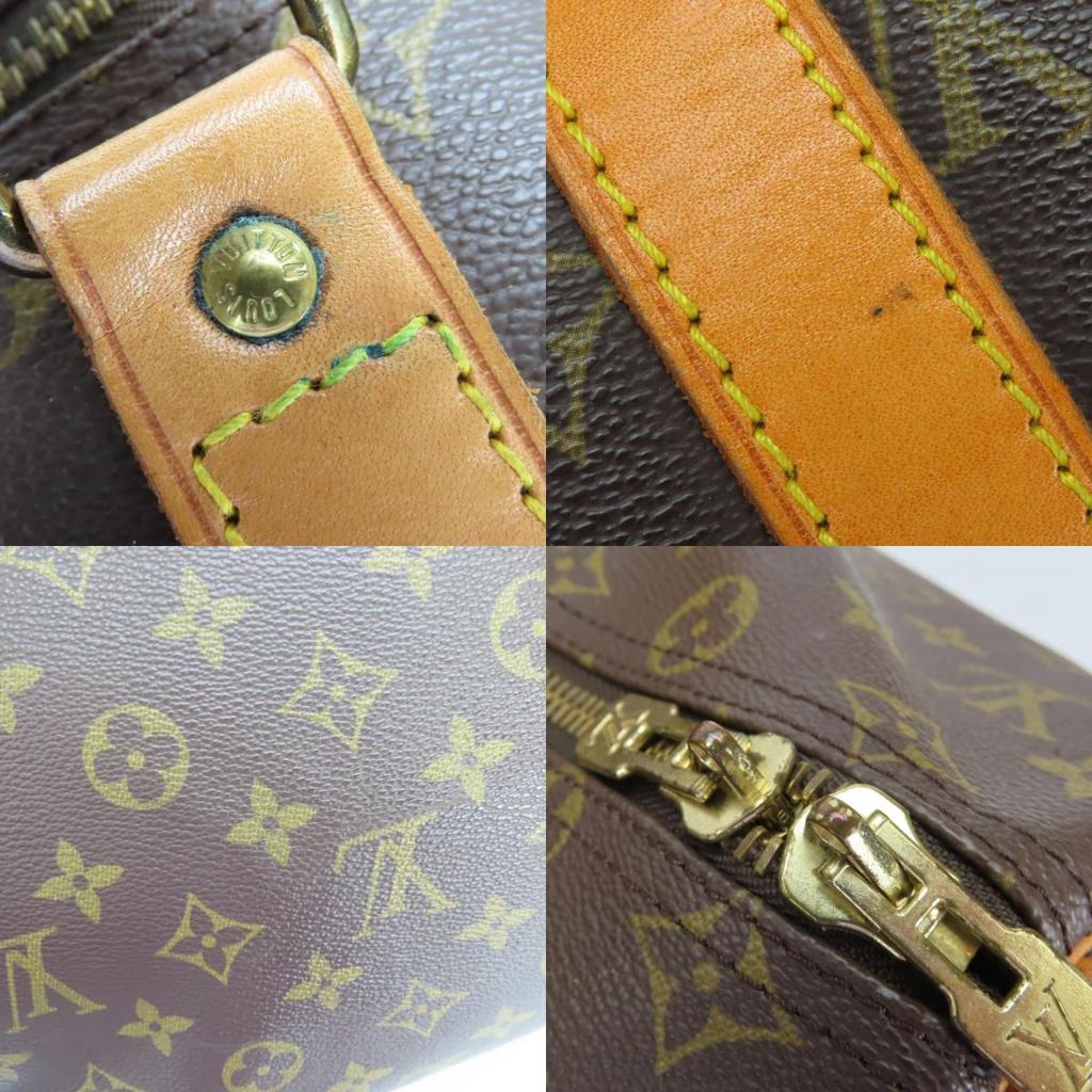 Used LOUIS VUITTON Boston bag Kiepol 45 M41428 Monogram/Nume leather Brown Travel