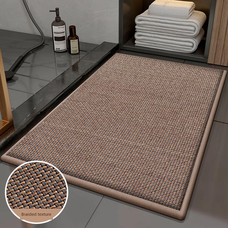 Bathroom Mats Non Slip For Home Bathroom Absorbent Floor Mat Woven Fancy Bathroom Doorway Floor Mat