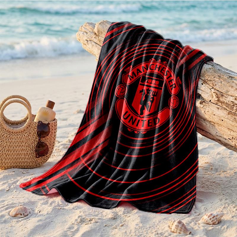 Manchester United Thema Strandtuch Weich Schnell?Trockenes Handtuch für den Sommerstrandurlaub beim Schwimmen
