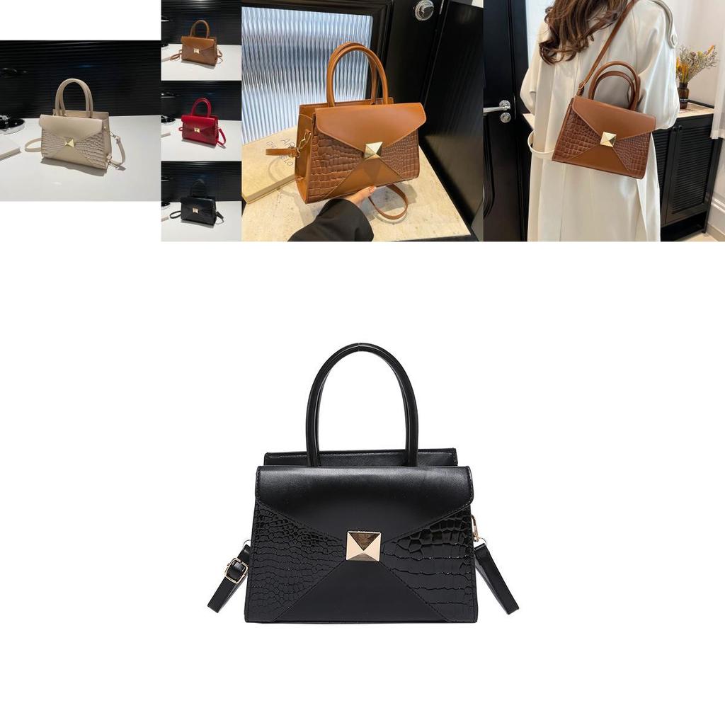 Fashionable Minimalist Shoulder Bag Versatile Pu Leather Tote For Daily Commuting