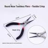 DIY Jewelry Needle-Nose Pliers: Handmade Accessory Tool for Bracelets, Necklaces, and Pearl Stringing.