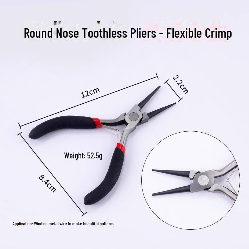 DIY Jewelry Needle-Nose Pliers: Handmade Accessory Tool for Bracelets, Necklaces, and Pearl Stringing.