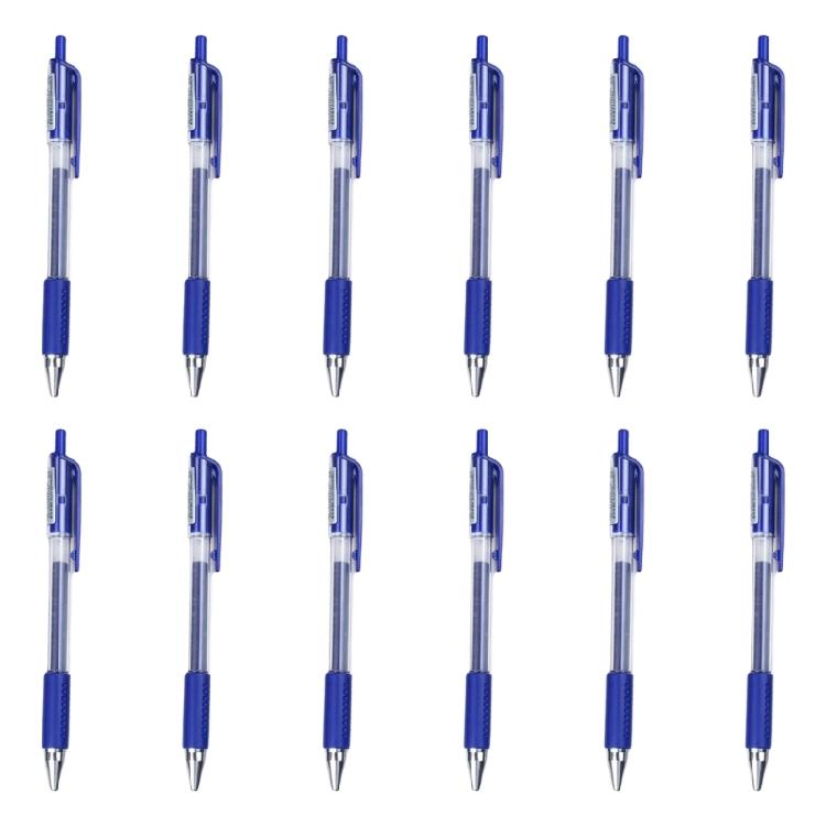 12 Pcs Retractable Black Ink Pen Aesthetic Gel Pen 0.5mm Neutral Pen Pressing Pen Gel Ink Pen Stationery Pen for Writing