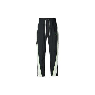 Contrast Letter Print Mid-Waist Casual Pants Men Bottoms Black FB7134-010