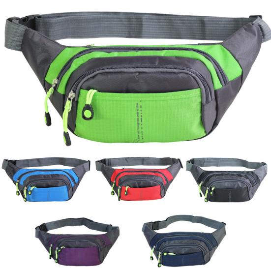 Utendørs Sport Midjeveske Lommebok Herre Dame Bum Belte Vanntett Nylon Fanny Pack