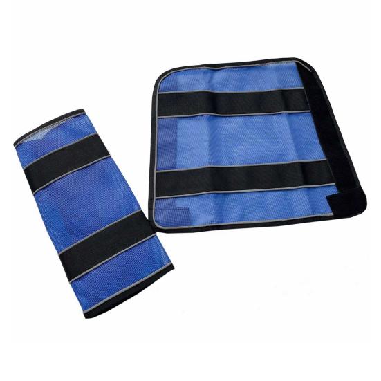 2Pcs Horse Fly Boots Mesh Horse Leg Protectors Universal Horse Leg Wraps Fly Boots for Improved Safety from Fly Bites Reduces Stomping And Leg Fatigue