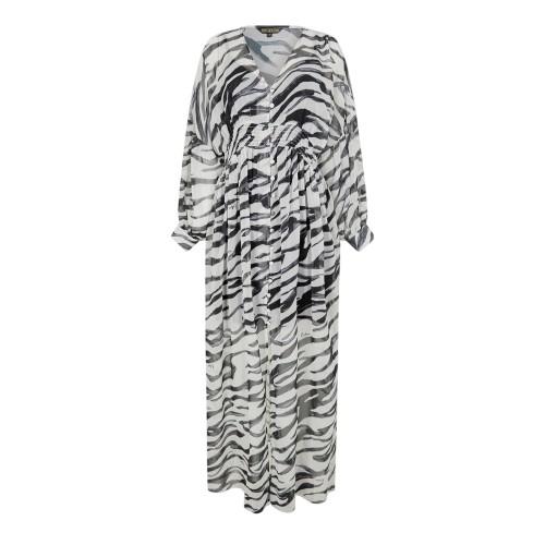 Rochie Maxi Biba pentru Femei/Domnișoare cu Imprimeu Zebră Little Mistress
