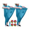 Granny Pants Outdoor Yard Game Inflatable Ball Relay Set with Giant Stretchy Pants Balls And Pump Backyard Field Recreational