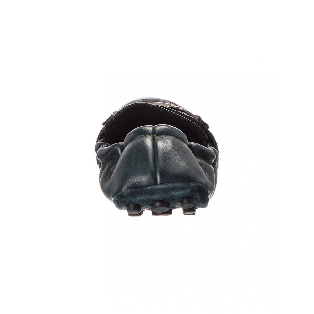 Salvatore Ferragamo Ferragamo Asture Leather Loafer Blue