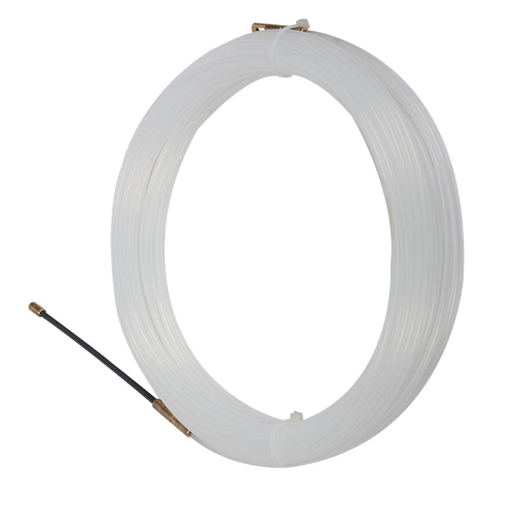 Electricians Cable Pulling Tool 10 Meter Nylon Retractable Spring 3mm Thick Cable Installation Helper for In Wall Wiring