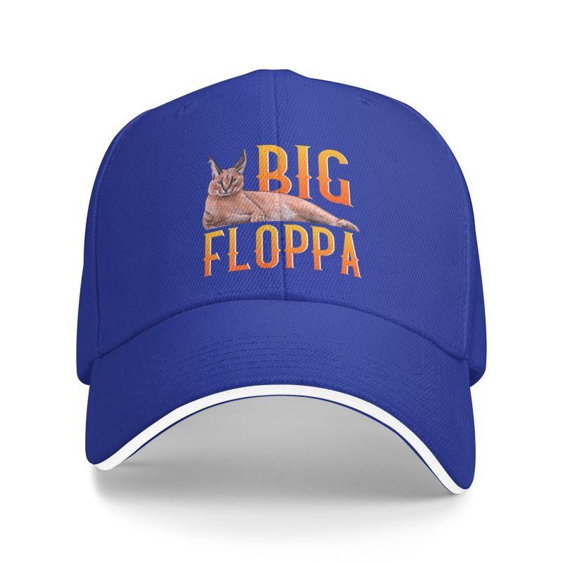 Personalized Big Floppa Meme Baseball Cap Unisex Women Breathable Cute Caracal Cat Dad Hat Outdoor