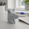 Eye-catching Vehicle Accessory 3D Printed Wolf Car Trailer Hitch Decoration Howling Head Ornament Animal Auto for Truck SUV Rear Bumper Matte Finish