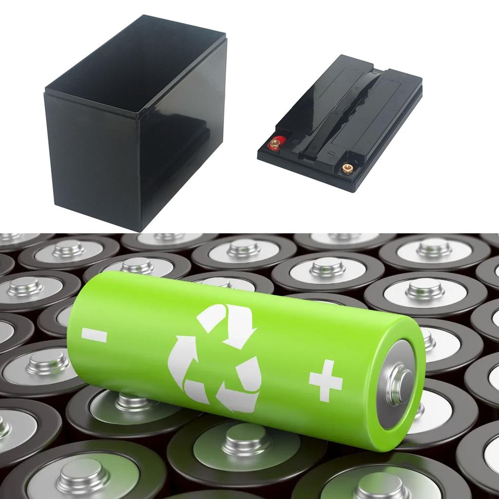 12V 50AH Lithium Battery Housing Case For 18650 Empty Battery Box With M6 Copper Terminals Enhances Conductivity