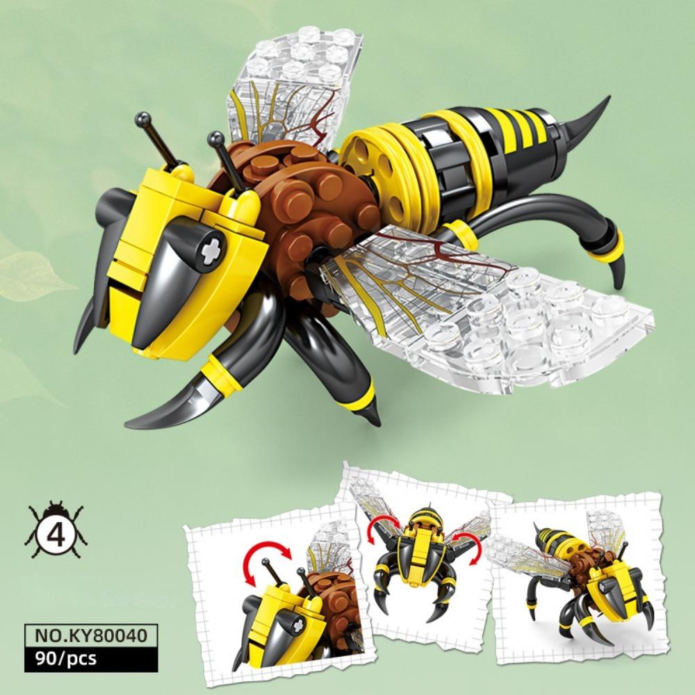 Insect ocean small particle model blocks, puzzle assembly blocks, block toys, children's gifts, birthday gifts, animal shaped blocks