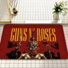 Rock G-Guns N-N R-Rose Band Door Mat Kids Room Bedroom Decoration Balcony Anti-Slip Doormat Living Room Doormat Area Rug
