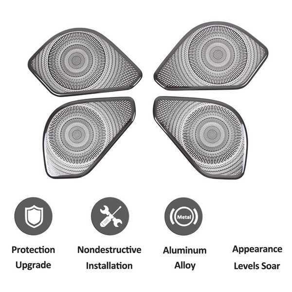 2023 Land Rover Range Rover Sport Edelstahl-Lautsprecherabdeckungen (4er-Set)