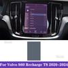 For Volvo S60 Recharge T8 -2024 Car Interior Center Console Gear Transparent TPU Paint Protective Film Anti Scratch Sticker