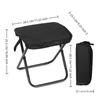 Portable Folding Camping Chair Reinforced Frame Stable Safe for Outdoor Fishing Camping Picnic Travel Hiking