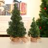 High Quality Cloth PVC Mini Christmas Tree Handcraft 20/30/40CM Artificial Plants DIY Christmas Decor Home Decor