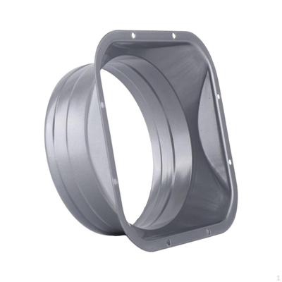 Air Vent Duct Connector Flange Ducting Straight Ventilation Pipe Metal