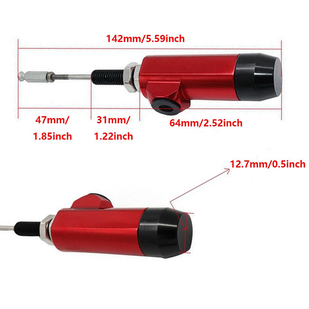 Universal Motorcycle Bike CNC Hydraulic Clutch Master Cylinder Rod Brake Pump