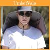 Herren Sonnenhut mit breiter Krempe, atmungsaktiv, wasserdicht, Outdoor-Kappe zum Angeln und Wandern