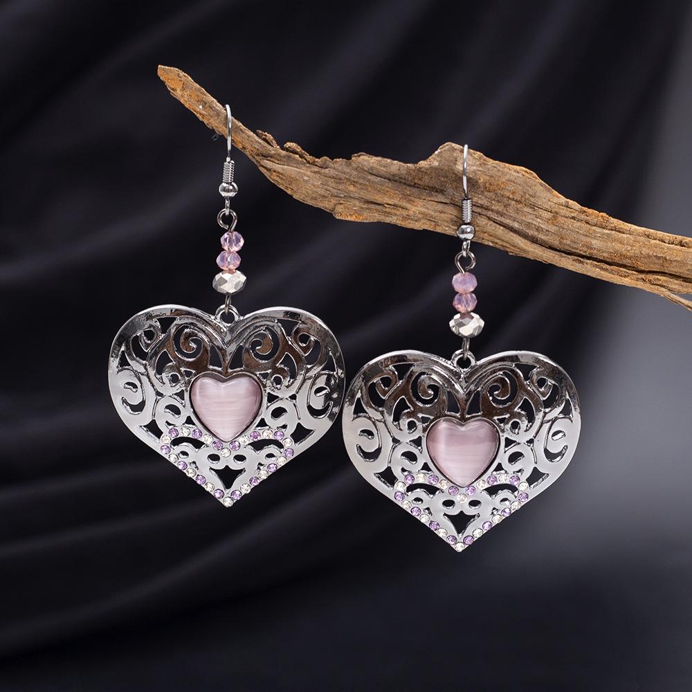 

Модные висячие серьги для женских украшений фиолетовый