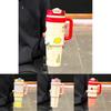 1000ml Insulated Travel Mug With Lock And Straw For Outdoor Use