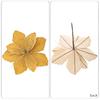 Christmas Glitter Artificial Flower Picks, Fabric Floral Branches for Xmas Tree Decor