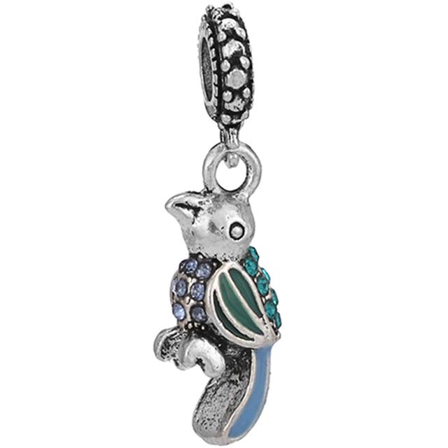 4pcs /Lot 2022 Sterling Silver Color Beads 41 Styles Sparkling Charm Fit Original Brand Bracelets For Women Jewelry Making Gift