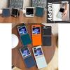 Durable Electroplated Leather Texture Phone Case For Samsung Galaxy Z Flip5 Anti-shock