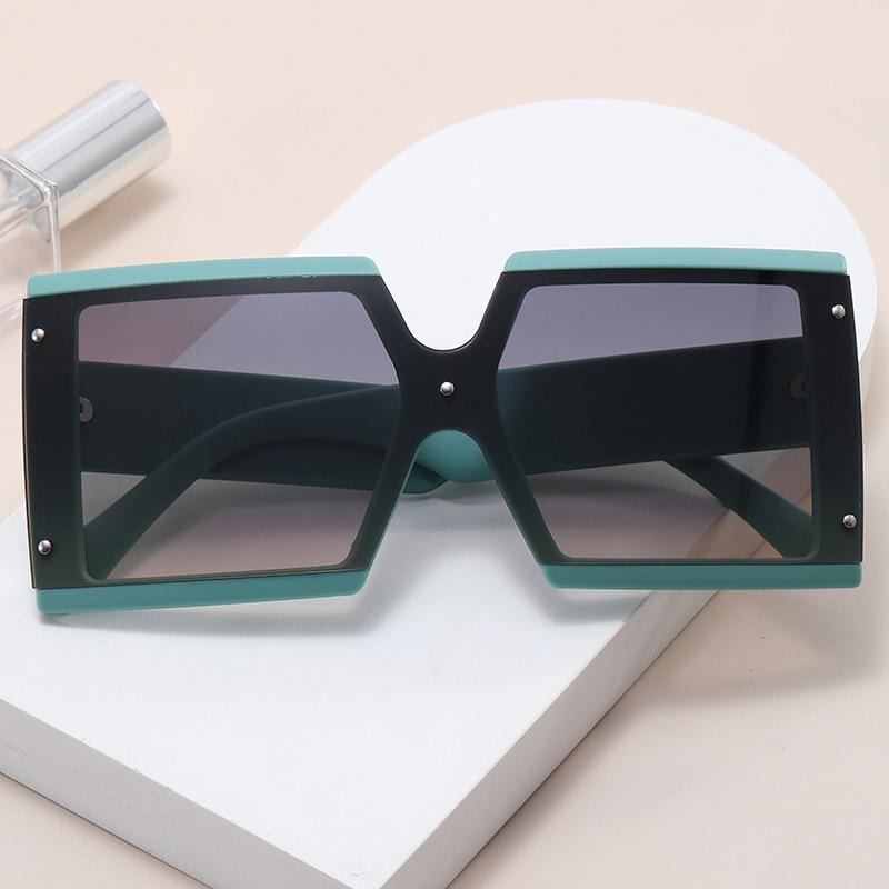 Nowe koreańskie okulary Moda męska Wąskie okulary przeciwsłoneczne Damskie pudełko Retro kwadratowe okulary przeciwsłoneczne damskie