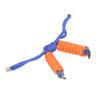Replacement Wristband Elastic Band Knitting Twisted Knot Nylon Smart Bracelet Strap for Mi Band 8 Royalblue Orange