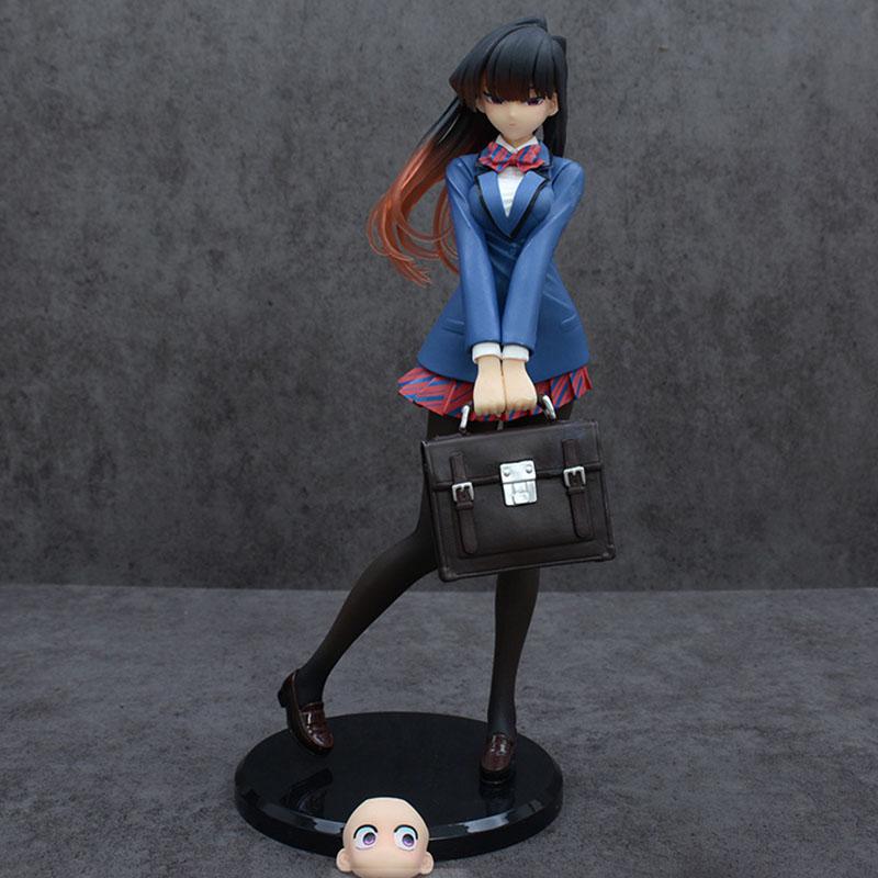 

25cm Komi Shouko Action Figure Manga Komi Shouko Figurine GK Statue Doll Model Ornament Anime Peripheral Toys Gift for Fans