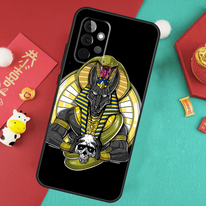 Anubis Egyptian God Case For Samsung Galaxy A34 A54 A14 A15 A25 A35 A55 A53 A33 A13 A52 A32 A12 A51 A71 Cover