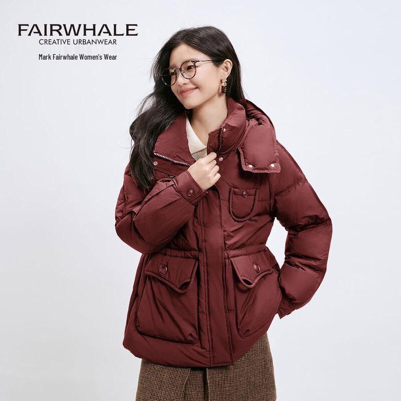 

Женский пуховик с капюшоном Mark Fairwhale 2025 с приталенным силуэтом M