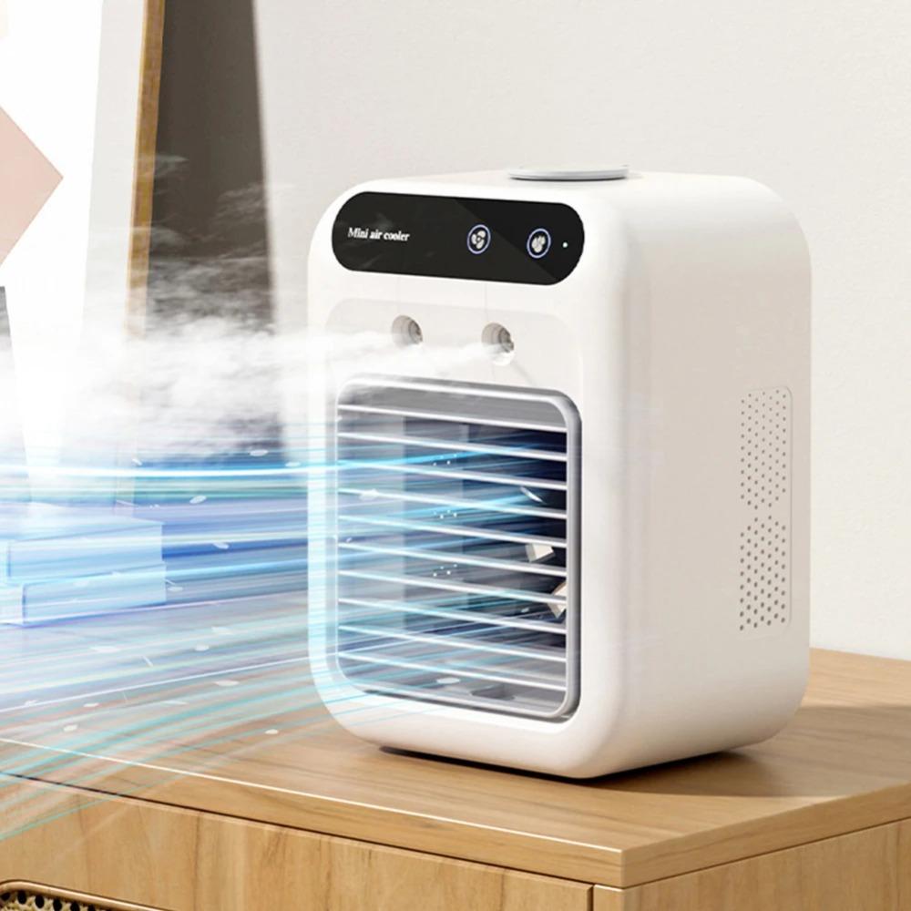 Portable Air Conditioner Fan Mini Evaporative Air Cooler with Humidifier Air Cooling Fan Quiet for Home Office Bedroom Use