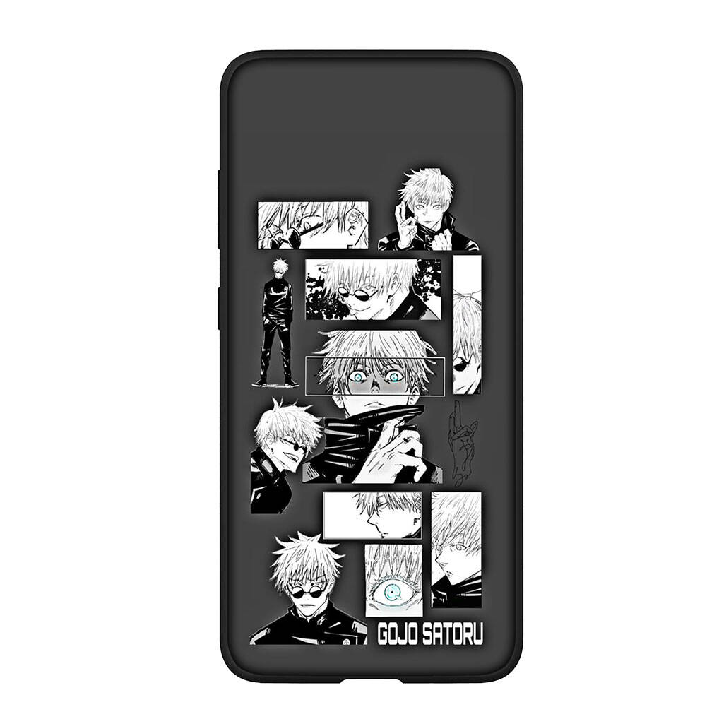for iPhone 17 16 15 Xiaomi Poco F7 F8 X7 X6 C85 C75 C71 M8 Redmi Note 14 13 12 11 Pro Max 14C 13C A3 A4 Phone Case Jujutsu Kaisen Gojo Satoru Cartoon