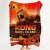 Movie K King K Kong Throw Flannel Throw Blanket Suitable for Sofa Living Room Bedroom