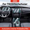 TPU For TOYOTA FORTUNER 2025 Transparent Protective Film Car Interior Central Control Navigation Panel Cover Accessories