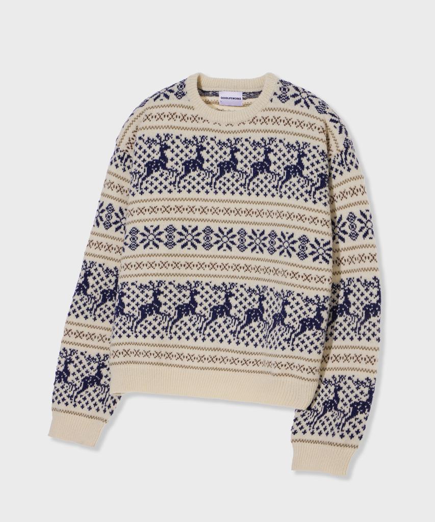 GLW Classic Nordic Knit Cream