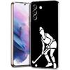 Ice Hockey Rink Phone Case For Samsung Galaxy S24 Ultra S23 FE S22 S20 S21 5G S10 S9 Plus S10E S8 Soft Silicone Clear Cover