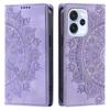 for OPPO Reno15 Pro 5G,Reno15 F 5G Mandala Embossed PU Leather Flip Wallet Case Magnetic Closure Cover