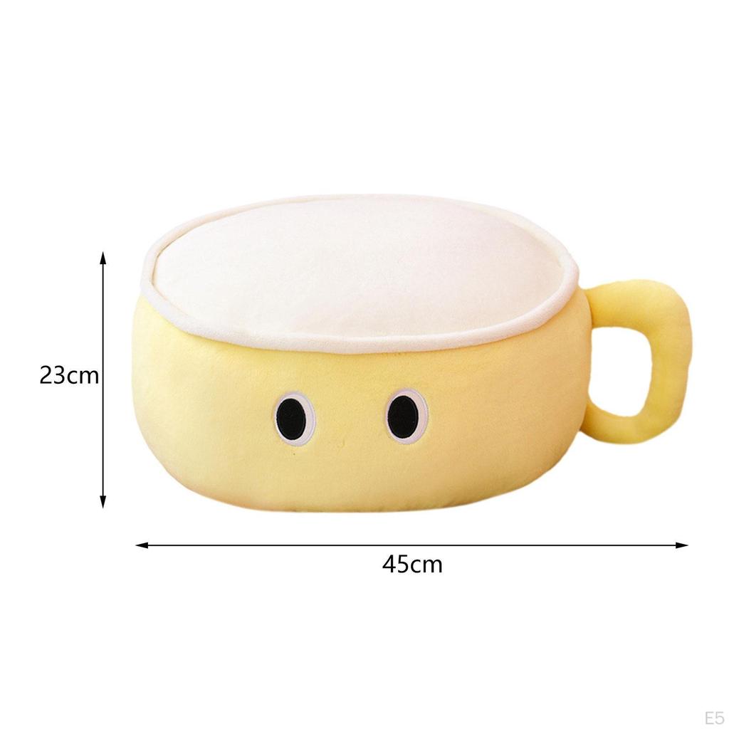 Throw Pillow Cup Shape Cushion Decorative for Christmas Living Room