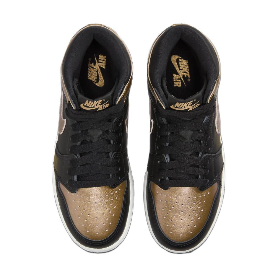 New Jordan 1 Retro High OG Black Metallic Gold GS FD1437-071