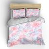 Colorful floral feather dreamy pattern Bedding Set 1 Duvet Cover 2 Pillowcases for Adult and Children Luxury Gift Full Size
