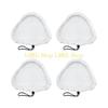 L8RE 3/6/8Pcs Microfiber Steam Mops Replacement Triangles Mops Pads Fit for H20 S302